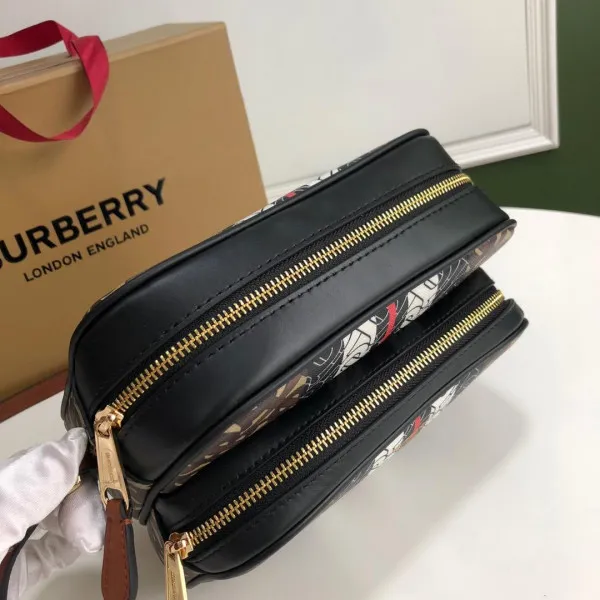 Eliminating the middleman and passing on savings to you. With massive production and tax-free benefits BURBERRY Medium Monogram Stripe E-canvas Camera Bag 0119