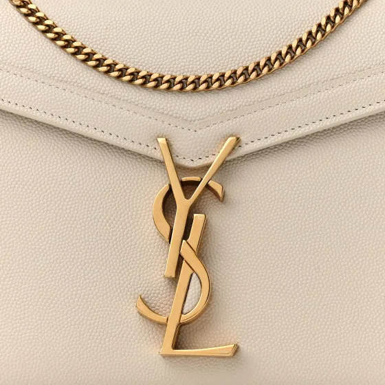 You get luxury for less. Shop now for the best deals on fake Louis bags. SAINT LAURENT SAINT LAURENT Grain De Poudre Monogram Cassandra Chain Wallet Crema Soft 0125