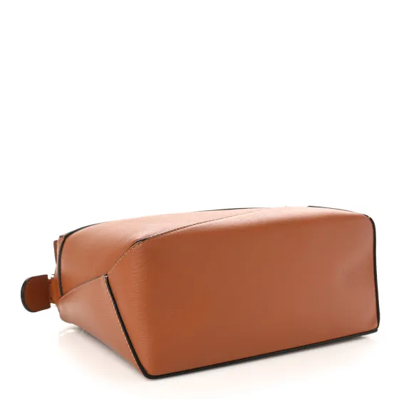 Eliminating the middleman and passing on savings to you. With massive production and tax-free benefits LOEWE Calfskin Small Puzzle Bag Tan 0123