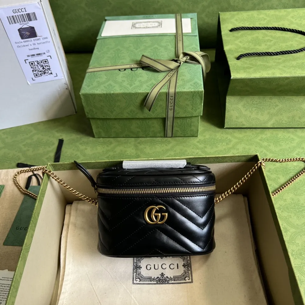 GUCCI GG Marmont mini top handle bag 0118