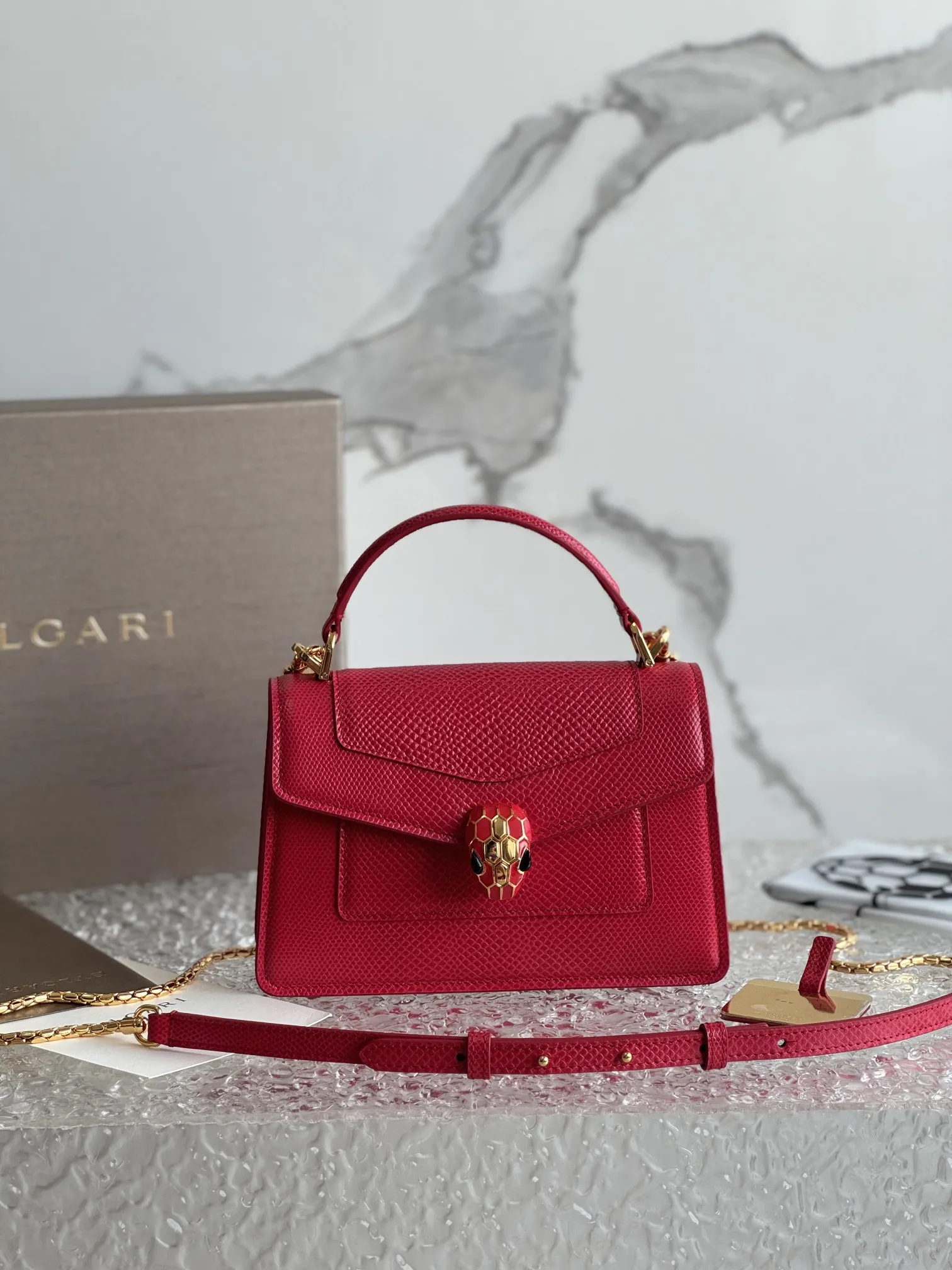 BVLGARI SERPENTI FOREVER MINI TOP HANDLE 0117