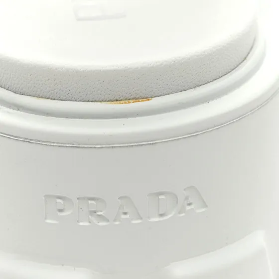 Eliminating the middleman and passing on savings to you. With massive production and tax-free benefits PRADA Spazzolato Monolith 55mm Sandals 35 White 0121