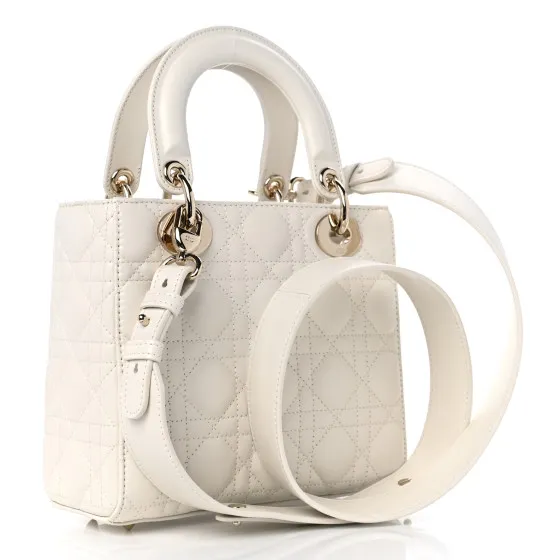 Eliminating the middleman and passing on savings to you. With massive production and tax-free benefits CHRISTIAN DIOR Lambskin Cannage Small My ABCDior Lady Dior Latte 0128