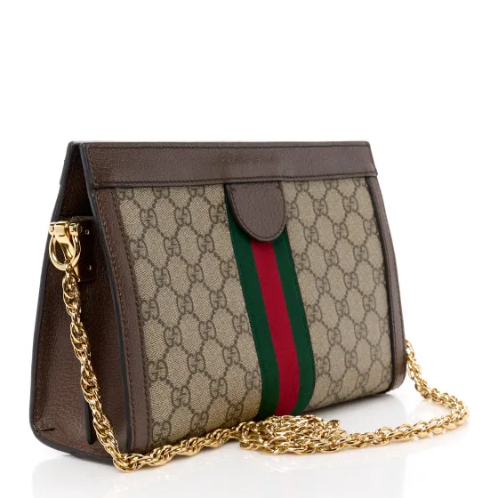 Eliminating the middleman and passing on savings to you. With massive production and tax-free benefits GUCCI GG Supreme Monogram Web Small Ophidia Chain Shoulder Bag Brown 0128