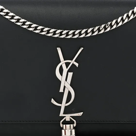 You get luxury for less. Shop now for the best deals on fake Louis bags. SAINT LAURENT Smooth Calfskin Medium Classic Monogram Kate Tassel Satchel Black 0128