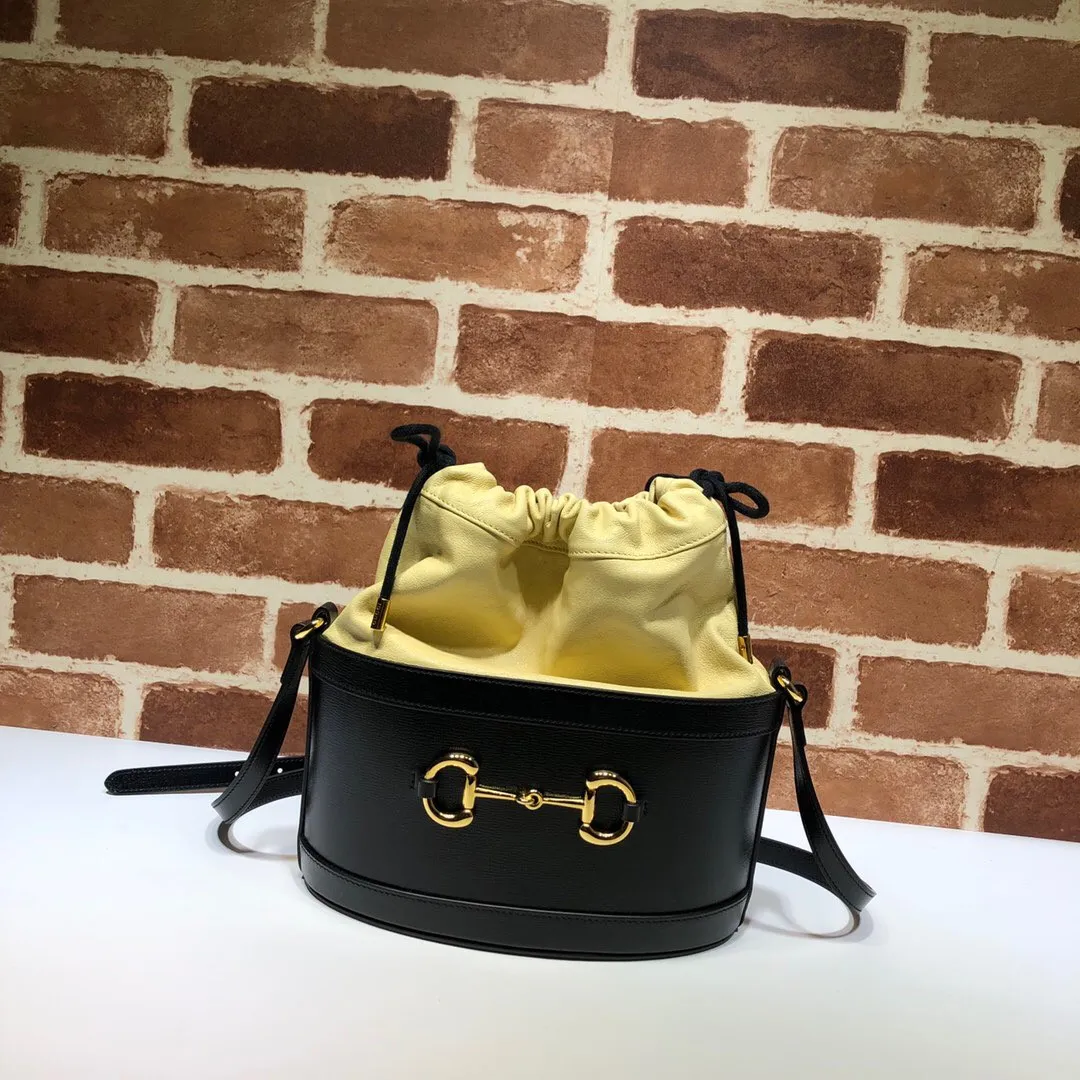 Eliminating the middleman and passing on savings to you. With massive production and tax-free benefits GUCCI 1955 Horsebit bucket bag 0115