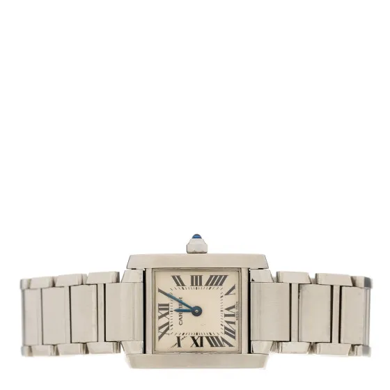 Repladies offers premium fake Louis bags at unbeatable prices. Our products are cheap because we focus on direct sales CARTIER Stainless Steel 20mm Tank Francaise Quartz Watch 0113