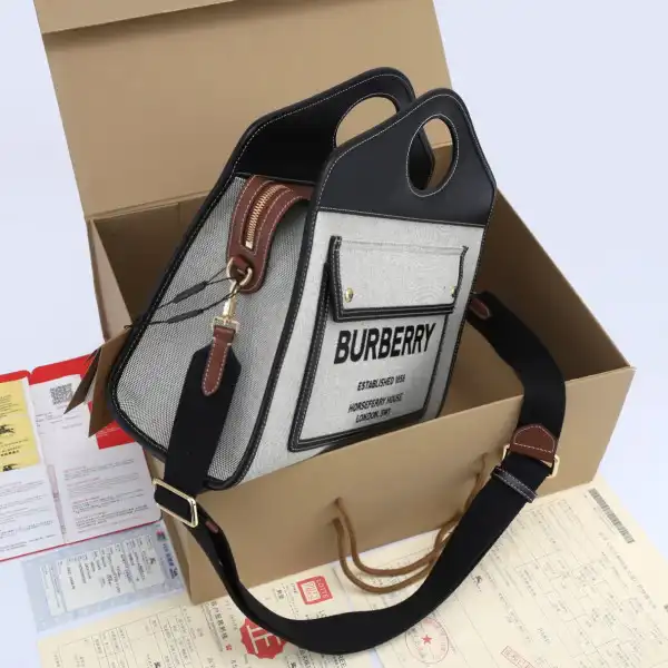 Eliminating the middleman and passing on savings to you. With massive production and tax-free benefits BURBERRY Pocket Bag-37*15*34CM 0203