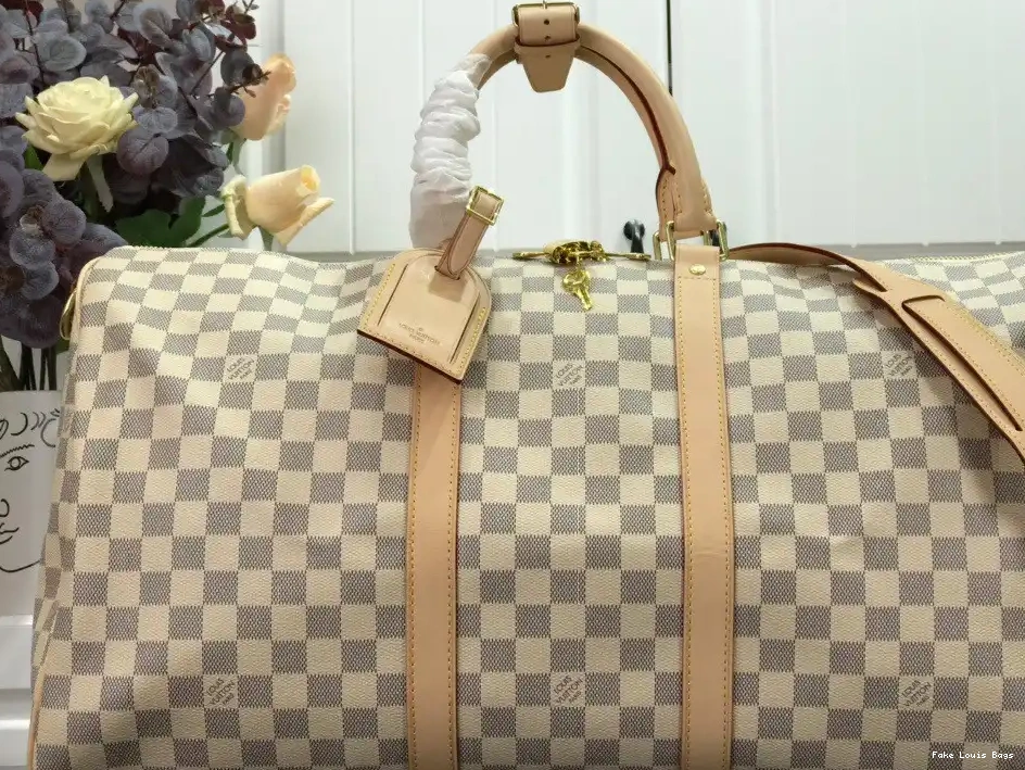 You get luxury for less. Shop now for the best deals on fake Louis bags. 50 VUITTON BANDOULIÈRE LOUIS KEEPALL 0225