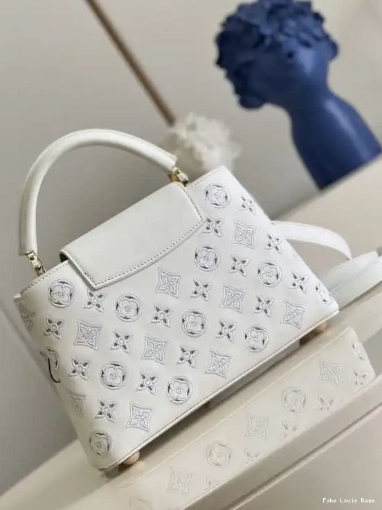 Repladies offers premium fake Louis bags at unbeatable prices. Our products are cheap because we focus on direct sales BB VUITTON LOUIS CAPUCINES 0213