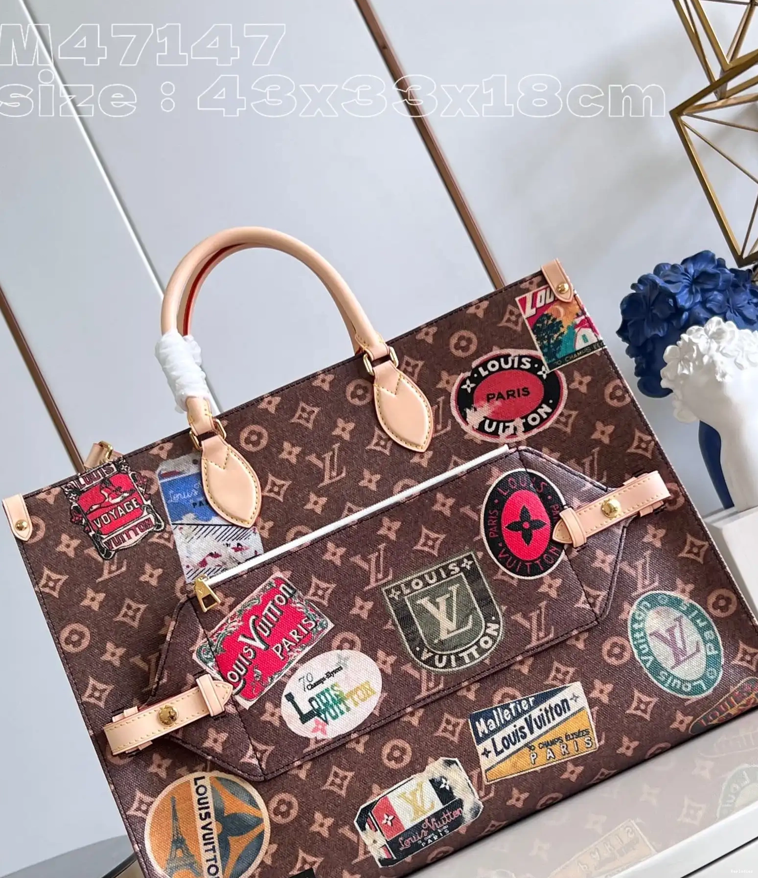 You get luxury for less. Shop now for the best deals on fake Louis bags. TOTE VUITTON Voyage ONTHEGO LOUIS BAG-43*33*18.5cm 0224