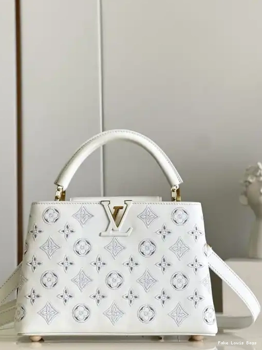 Repladies offers premium fake Louis bags at unbeatable prices. Our products are cheap because we focus on direct sales BB VUITTON LOUIS CAPUCINES 0213