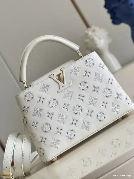 Repladies offers premium fake Louis bags at unbeatable prices. Our products are cheap because we focus on direct sales BB VUITTON LOUIS CAPUCINES 0213