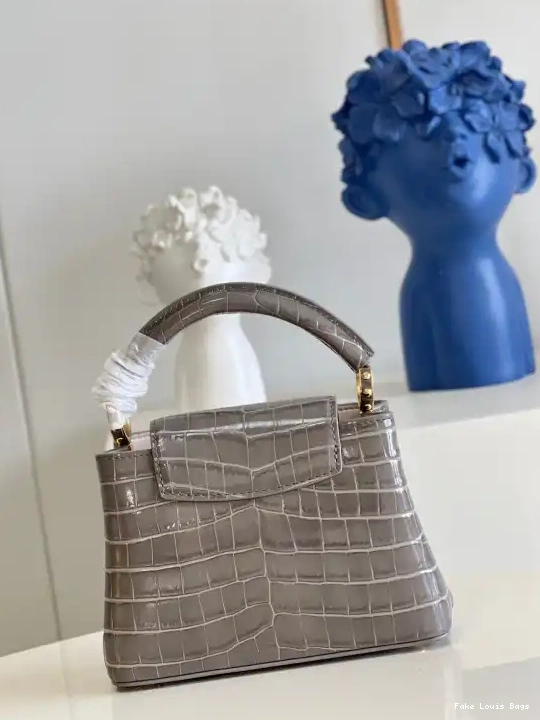 Repladies offers premium fake Louis bags at unbeatable prices. Our products are cheap because we focus on direct sales CAPUCINES VUITTON LOUIS MINI 0301