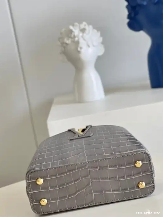 Repladies offers premium fake Louis bags at unbeatable prices. Our products are cheap because we focus on direct sales CAPUCINES VUITTON LOUIS MINI 0301